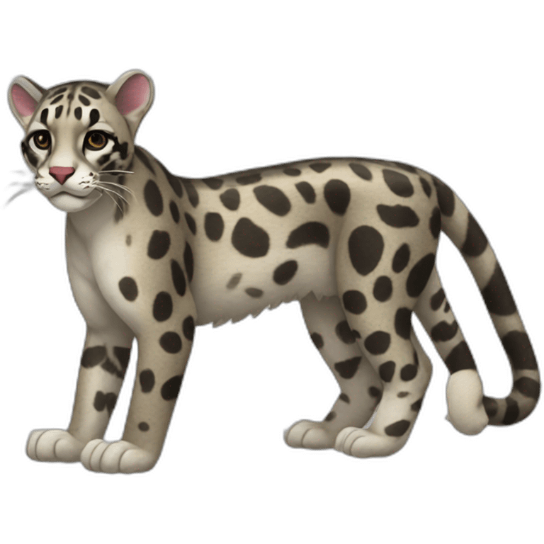 Clouded Leopard Full Body emoji