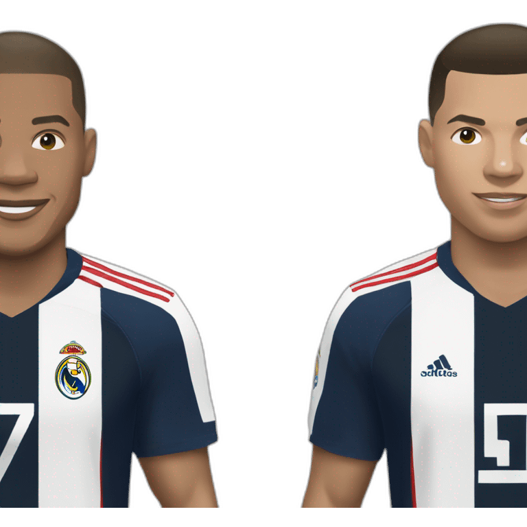 Mbappé et Ronaldo emoji