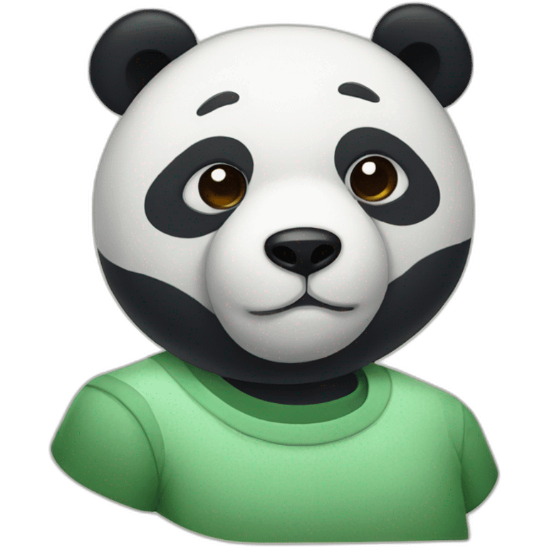 sick panda emoji