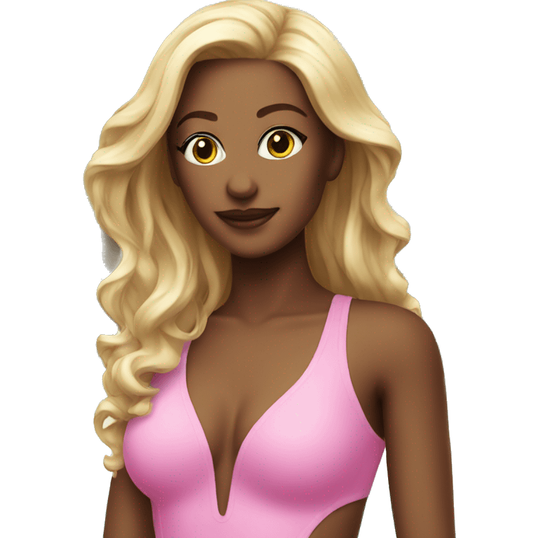 Beautiful pink swimsuit emoji