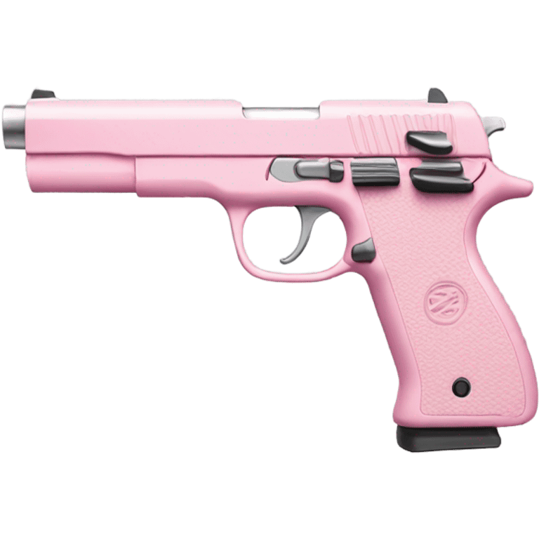 Light pink gun emoji