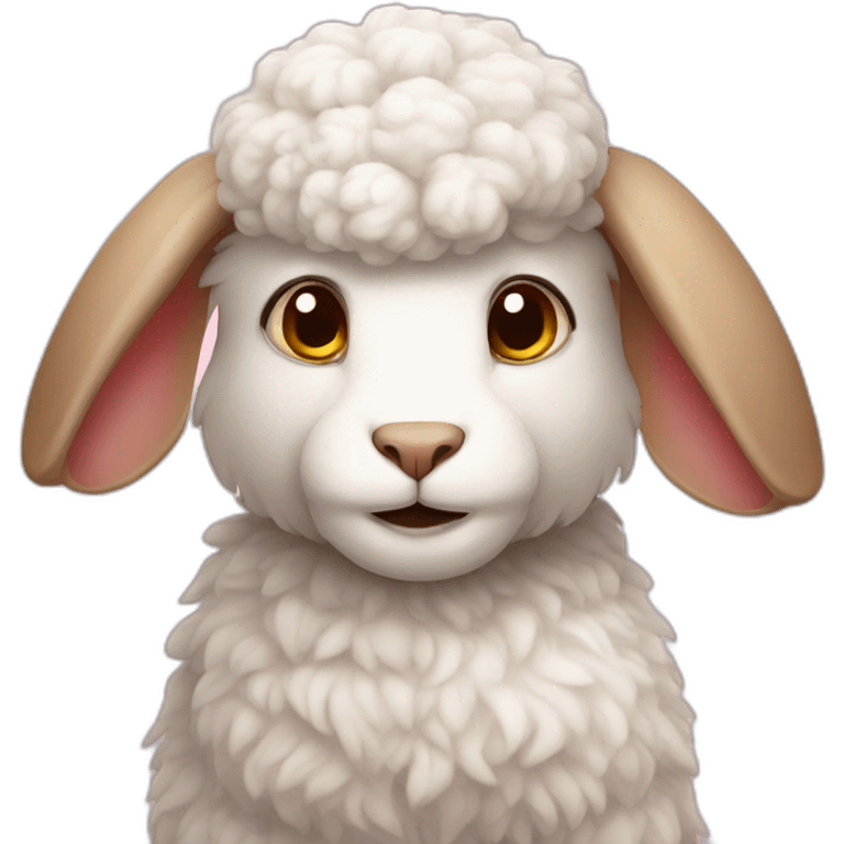 Bunny sheep emoji