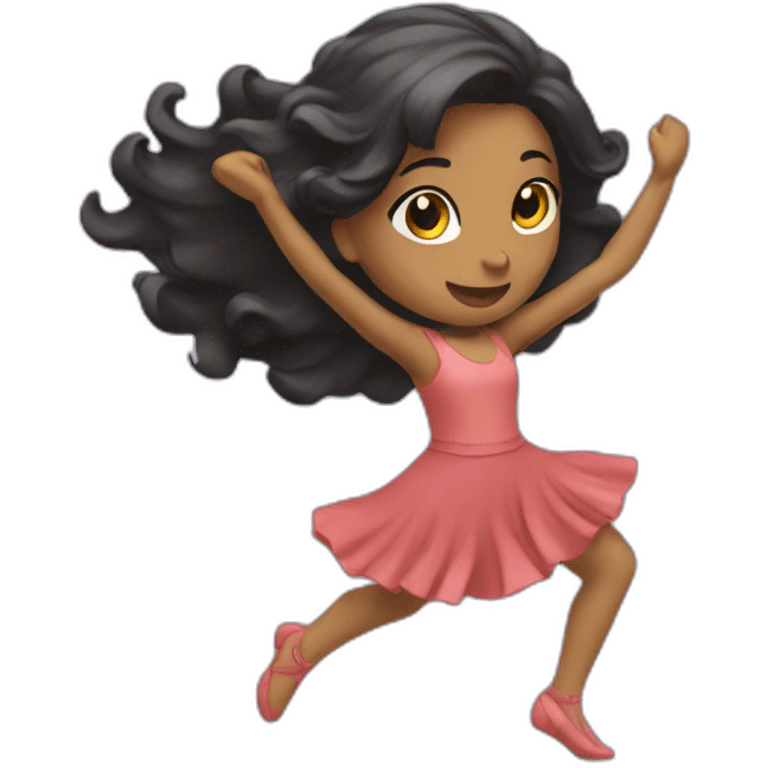 Fille qui danse emoji