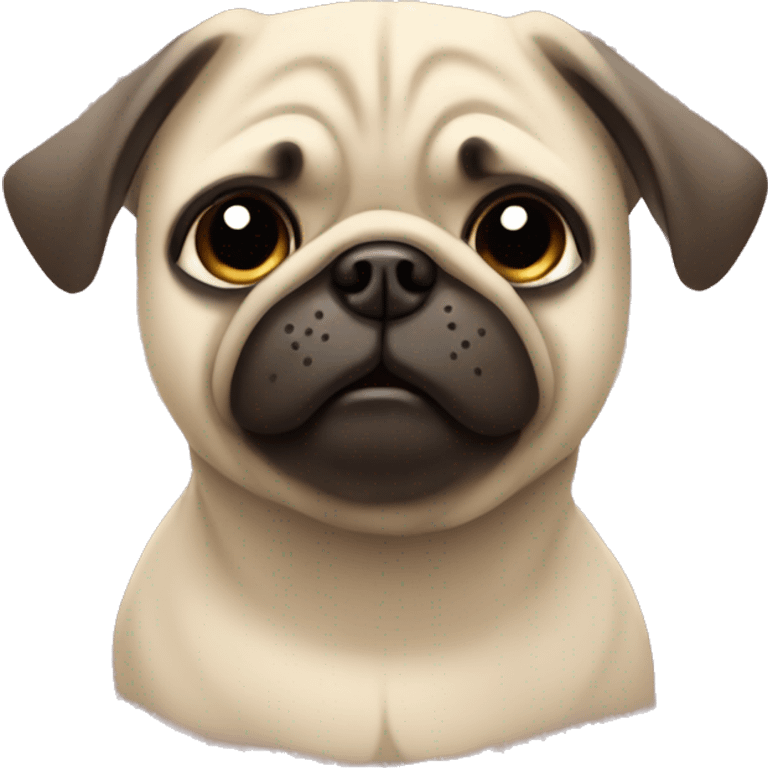 Get well soon pug emoji