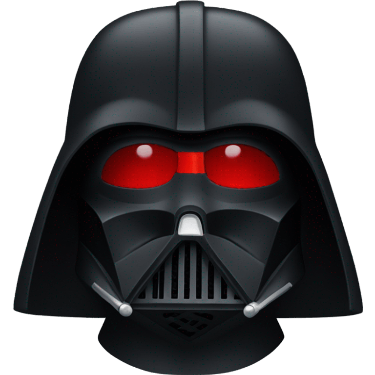 Dark Vador with red helmet emoji