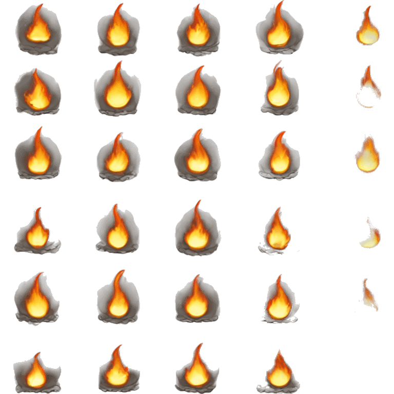 daily streak level progression, from small fire to burning emoji