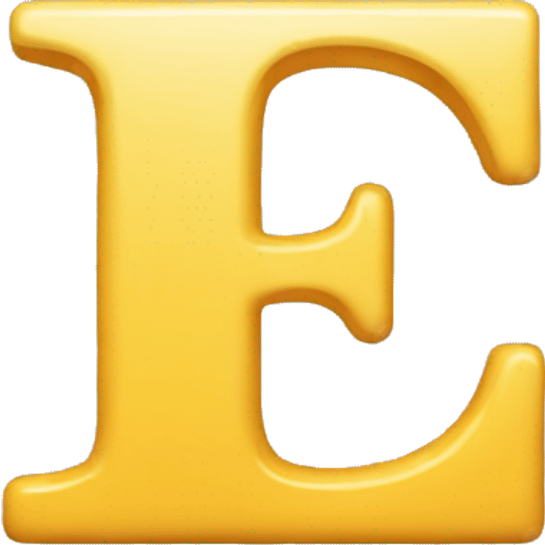 Letter E emoji