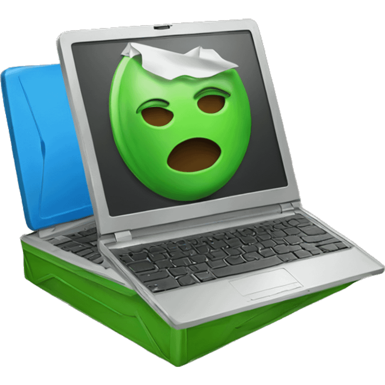 recycling laptop emoji