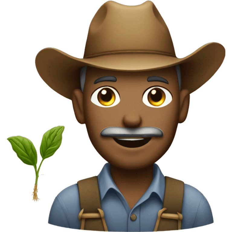 Farmer with a Zigarette emoji