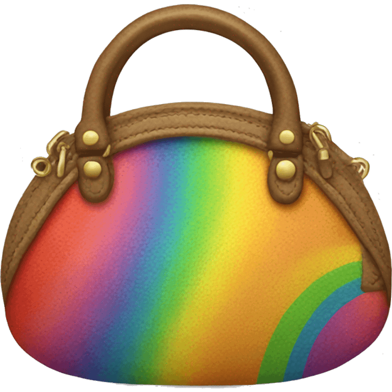 Rainbow purse emoji