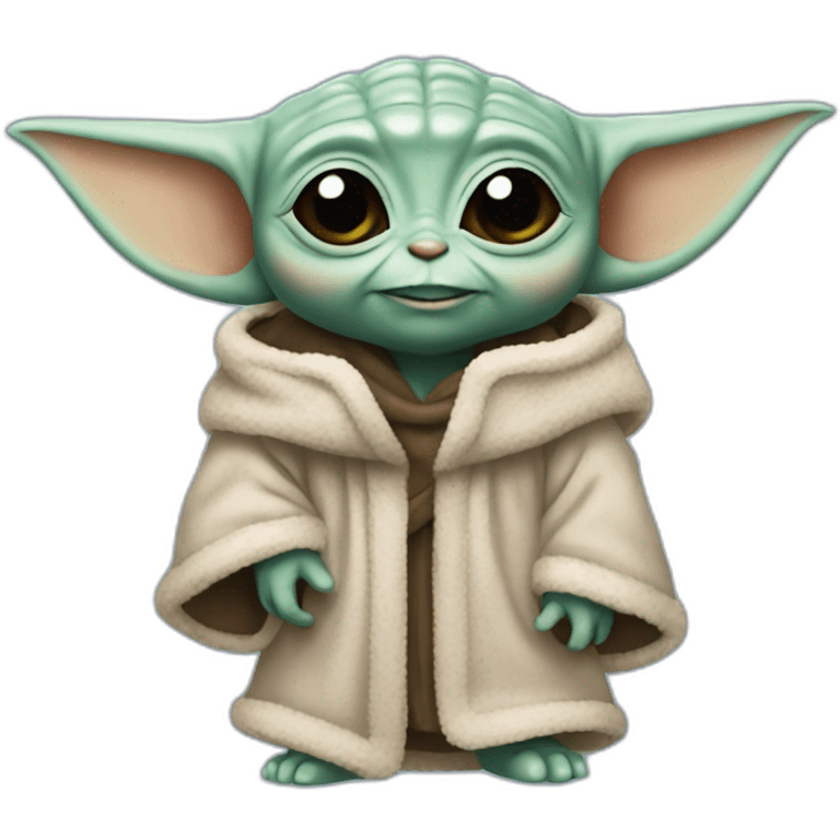 Blue baby yoda emoji