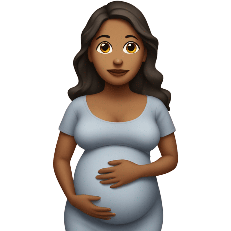 pregnant puerto rican mom  emoji