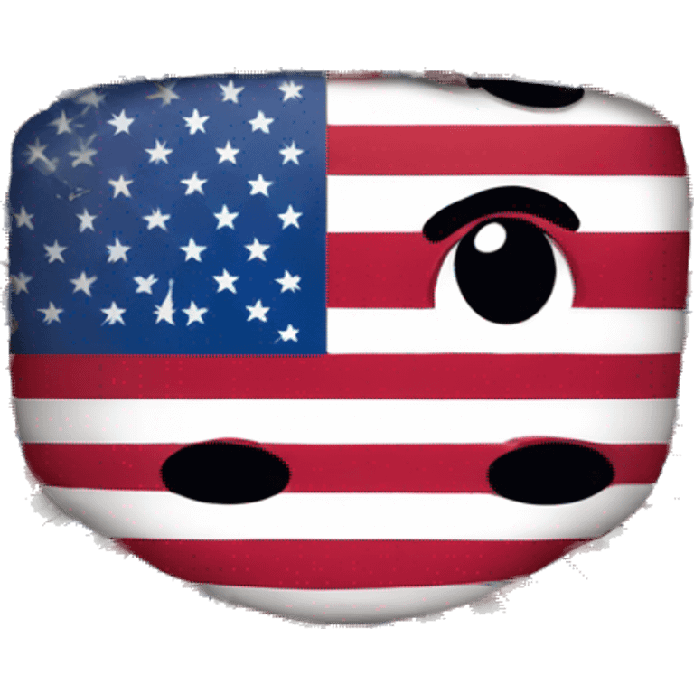 upside down american flag emoji