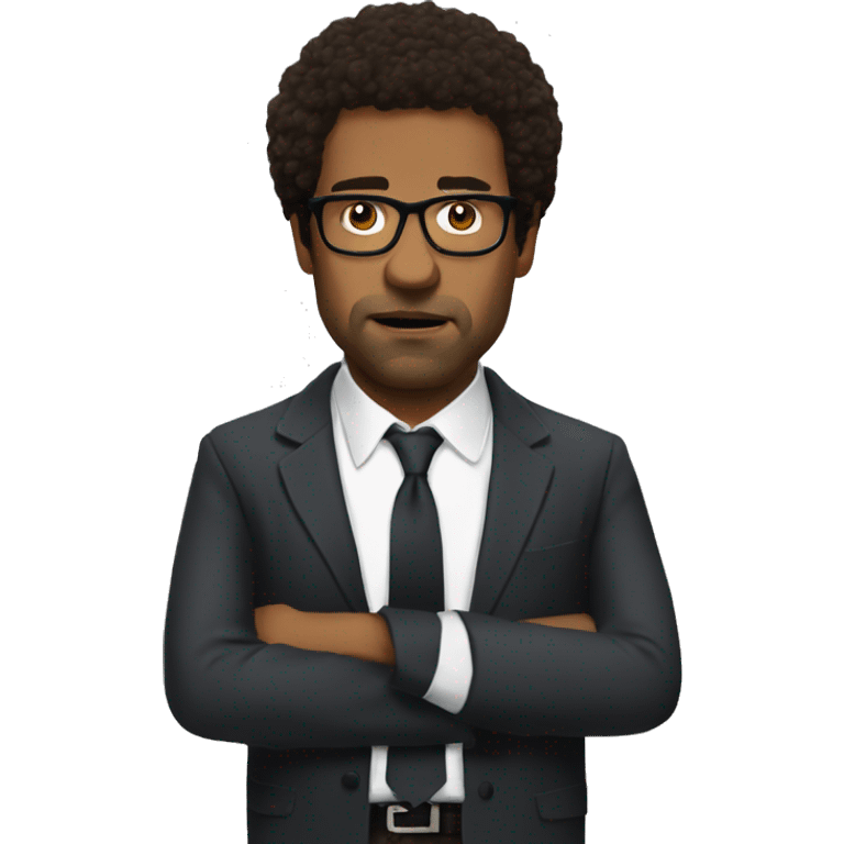 Maurice Moss from the IT Crowd working emoji