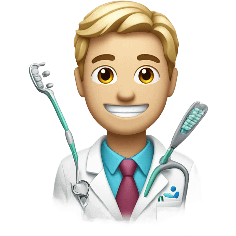 Dentist cool yeah emoji