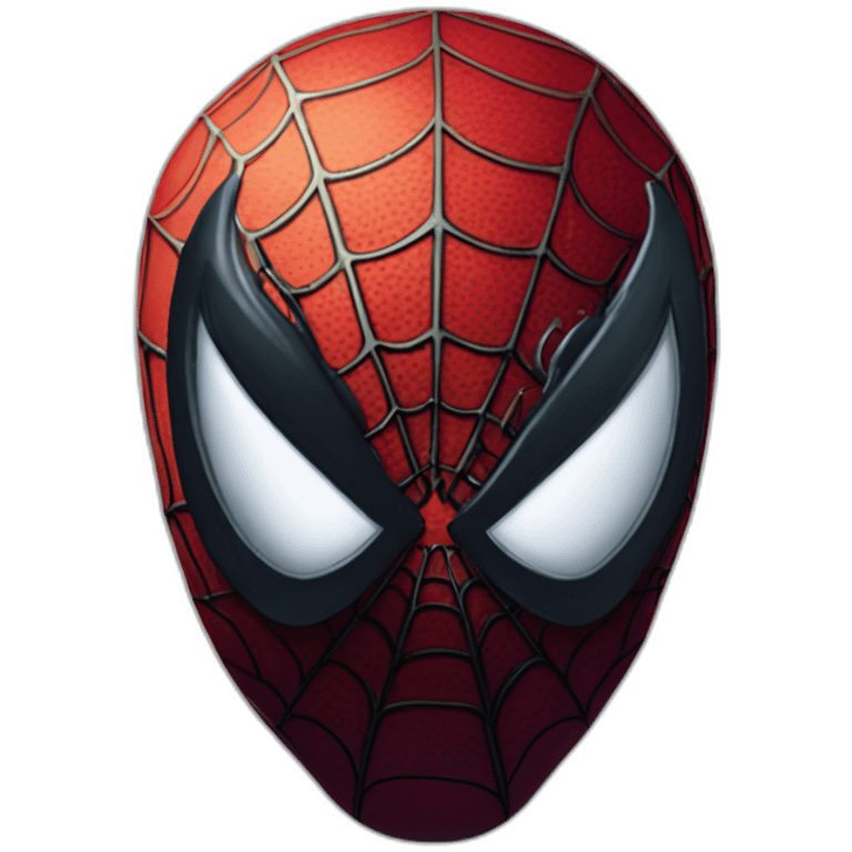 Spiderman symbiote head emoji