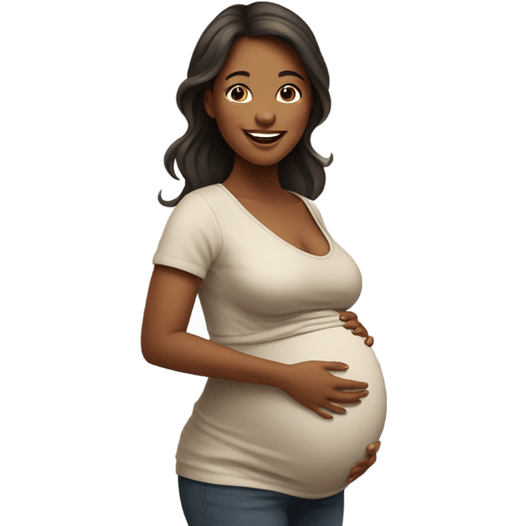 pregnant emoji