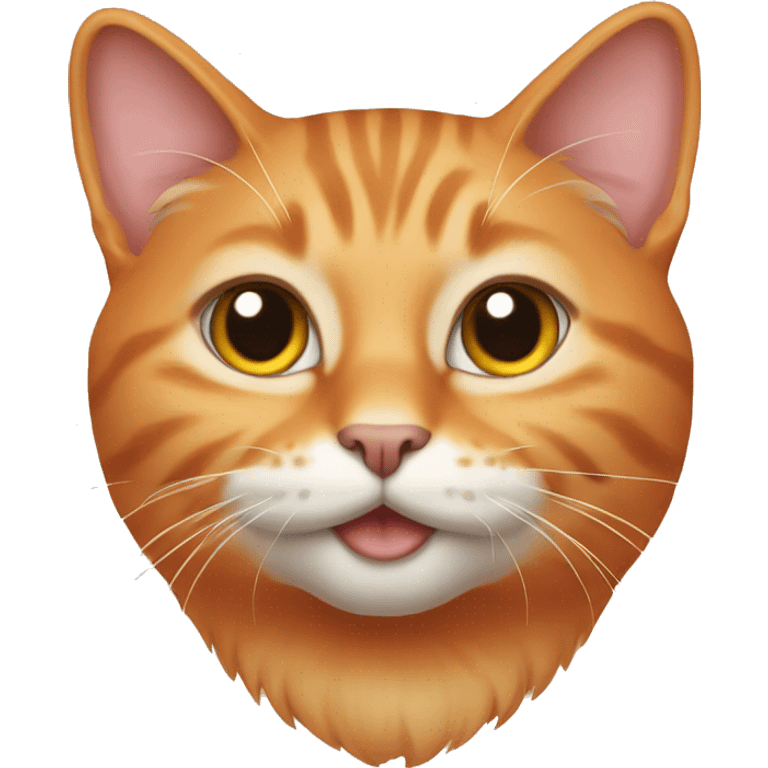 Cat orange  emoji