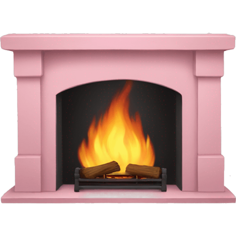 baby pink fire place emoji