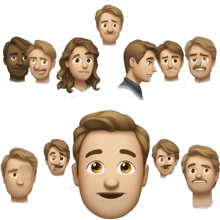 белый померанский шпиц  emoji