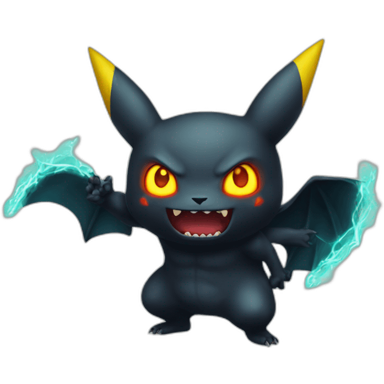 Pikachu demon emoji