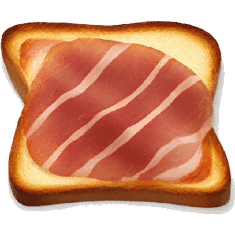 iberic ham toast  emoji