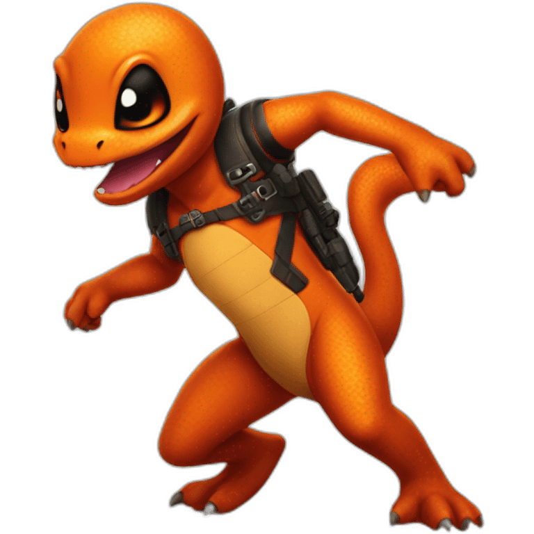 Charmander dead-pool emoji