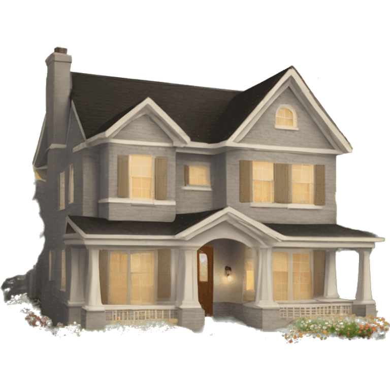 a beautiful home exterior emoji