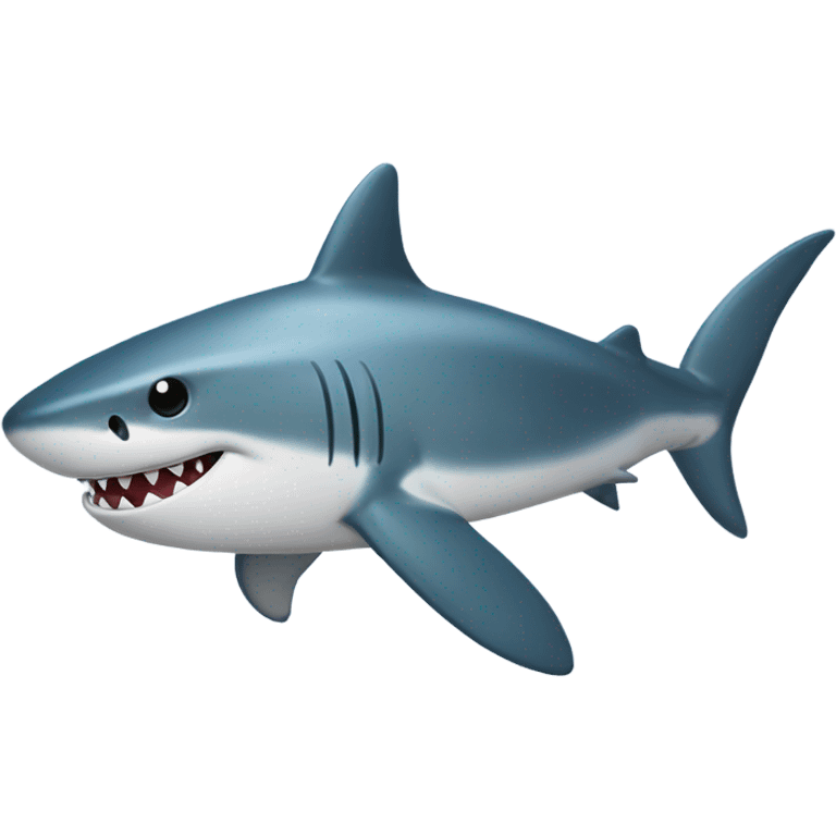 Loving shark emoji