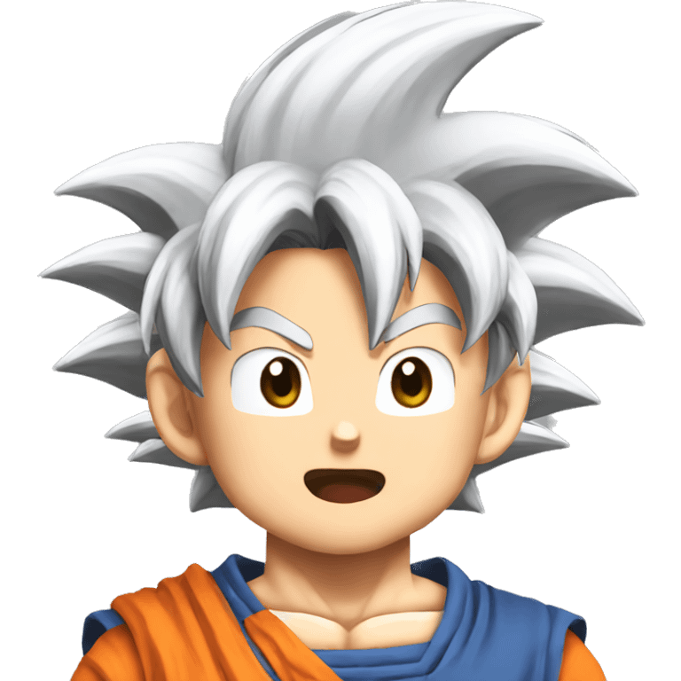 Goku mewing emoji