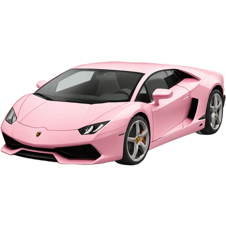 lamborghini light pink emoji