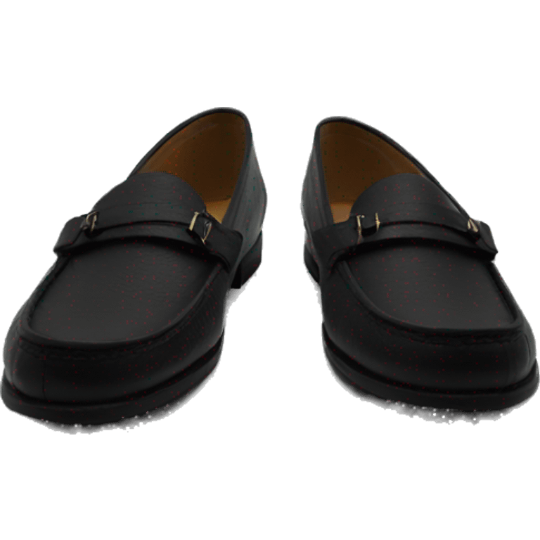 Loafers black emoji