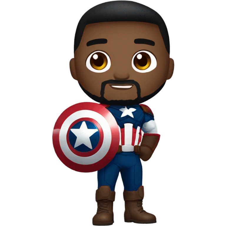 Anthony Mackie Captain America emoji