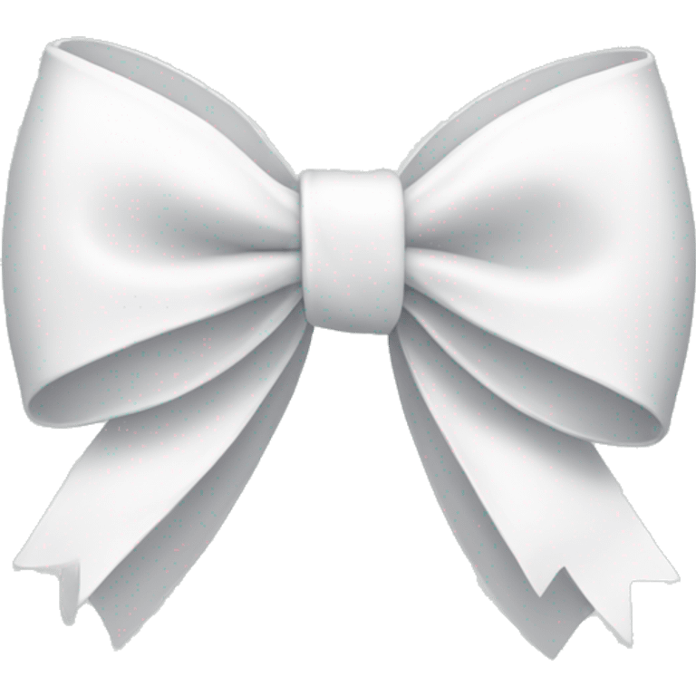 white bow emoji