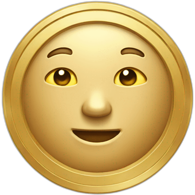 one-golden-coin emoji