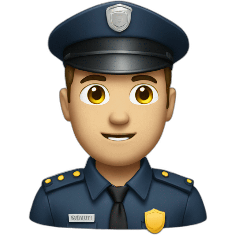 A security man emoji