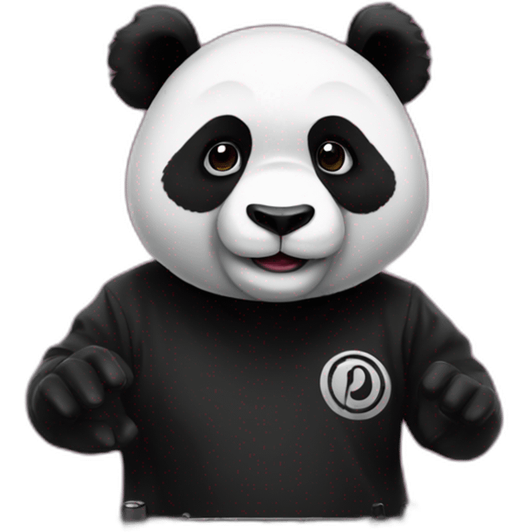 dj panda emoji