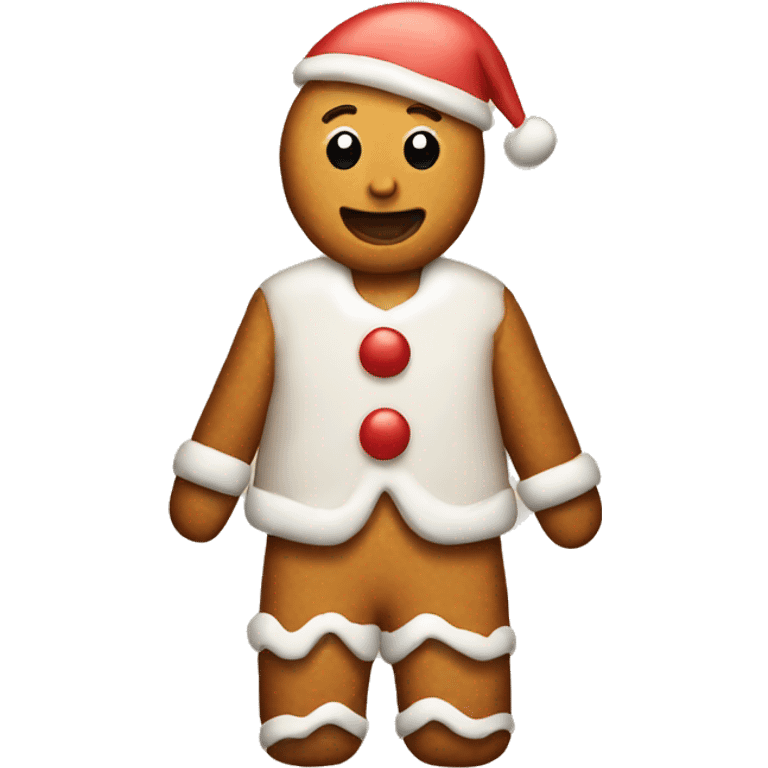 ginger bread christmas emoji