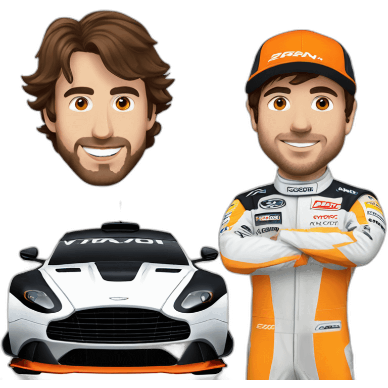 Fernando alonso & Aston Martin emoji