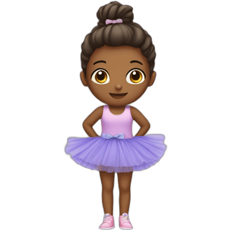 girl with a tutu emoji