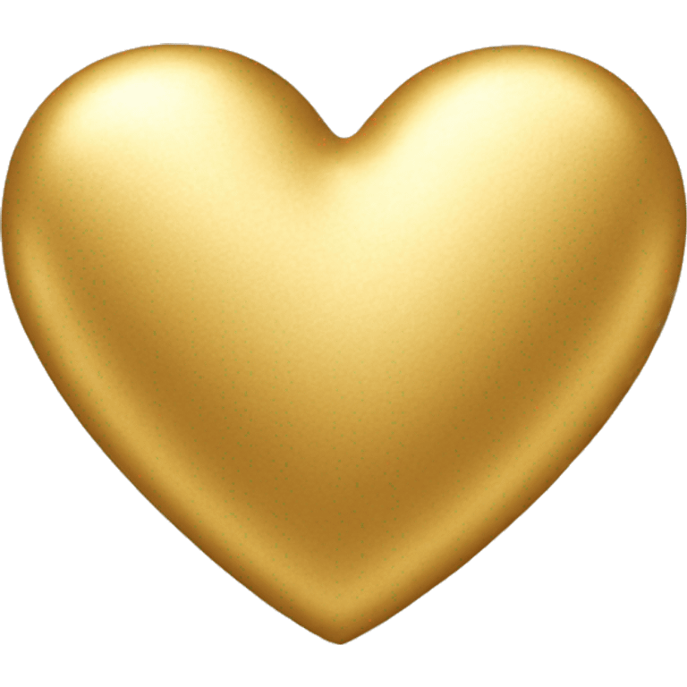 Gold heart emoji