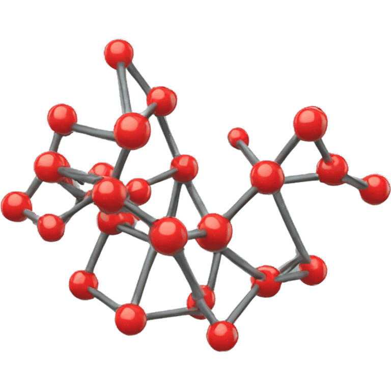 3d molecule emoji