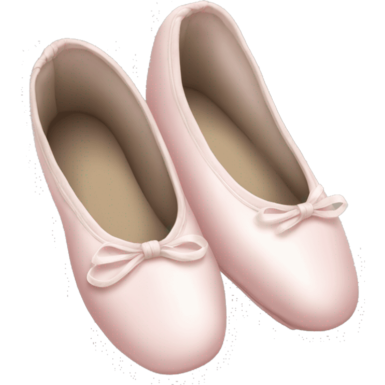 Pale pink ballet shoes emoji