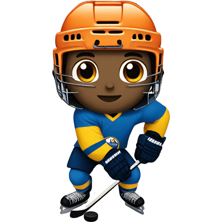 Ice hockey player emoji