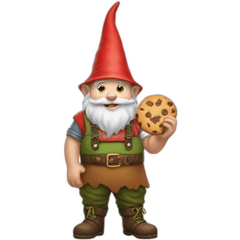 gnome with cookies emoji