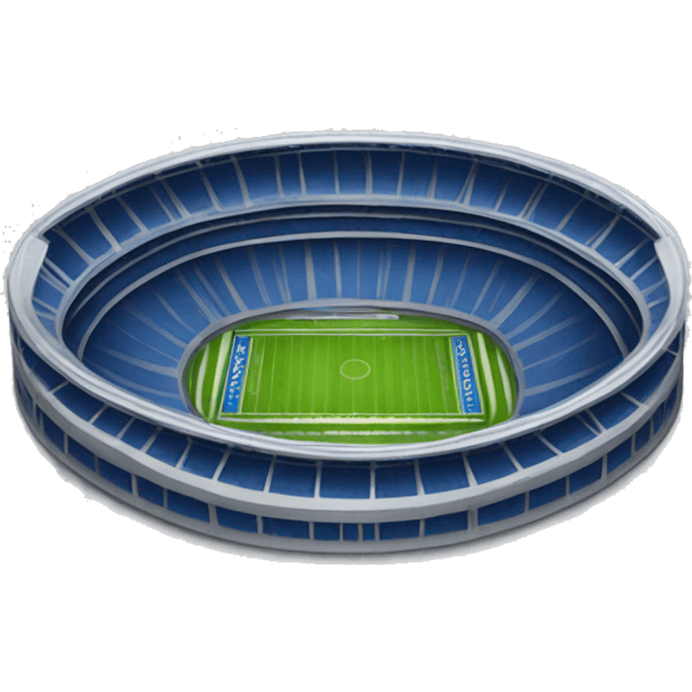 silver and dark blue stadium  emoji