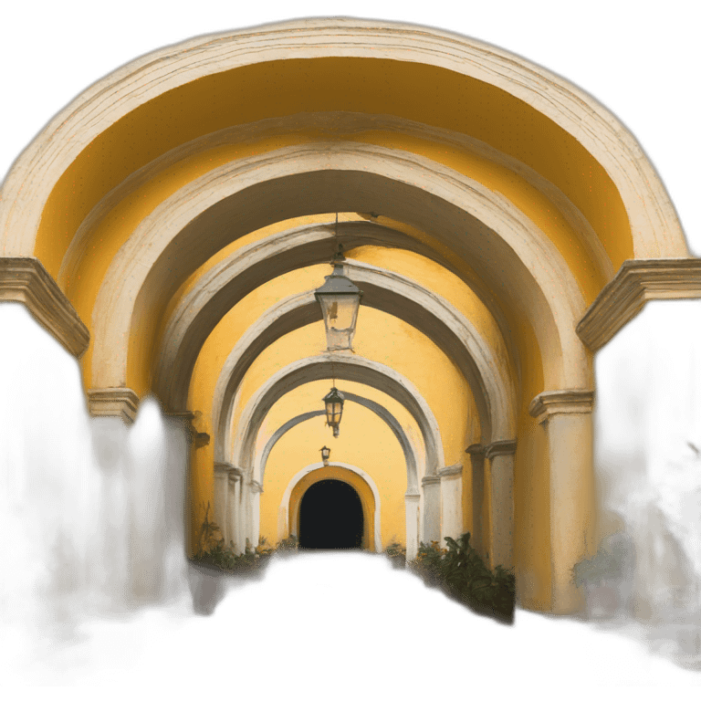 Antigua guatemala yellow Arch emoji