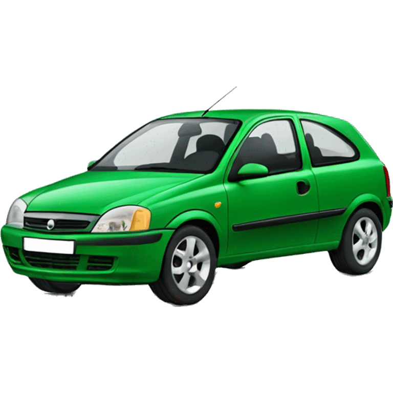 Opel Corsa-B Green emoji