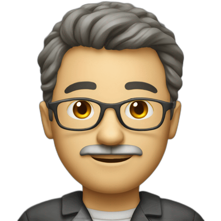 Hacker professor programmer emoji