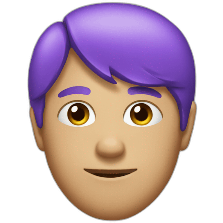 cut of lean purple emoji